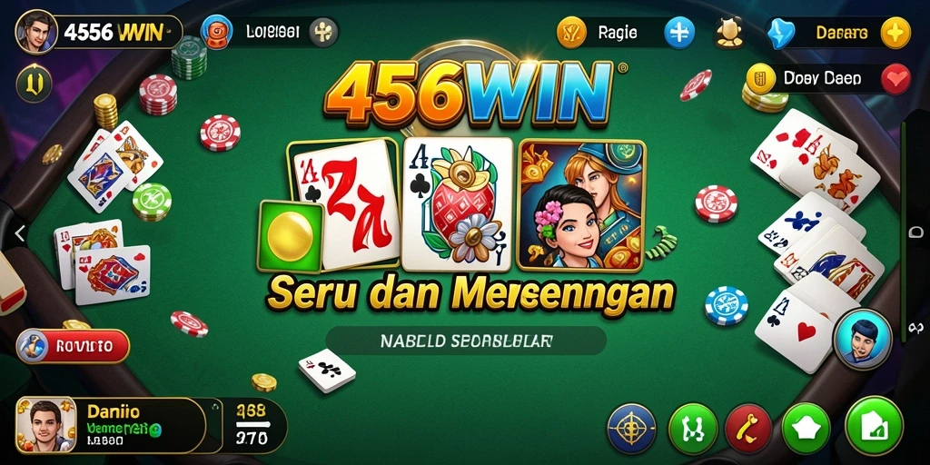 Screenshot gameplay Domino yang menampilkan keseruan bermain 456WIN.