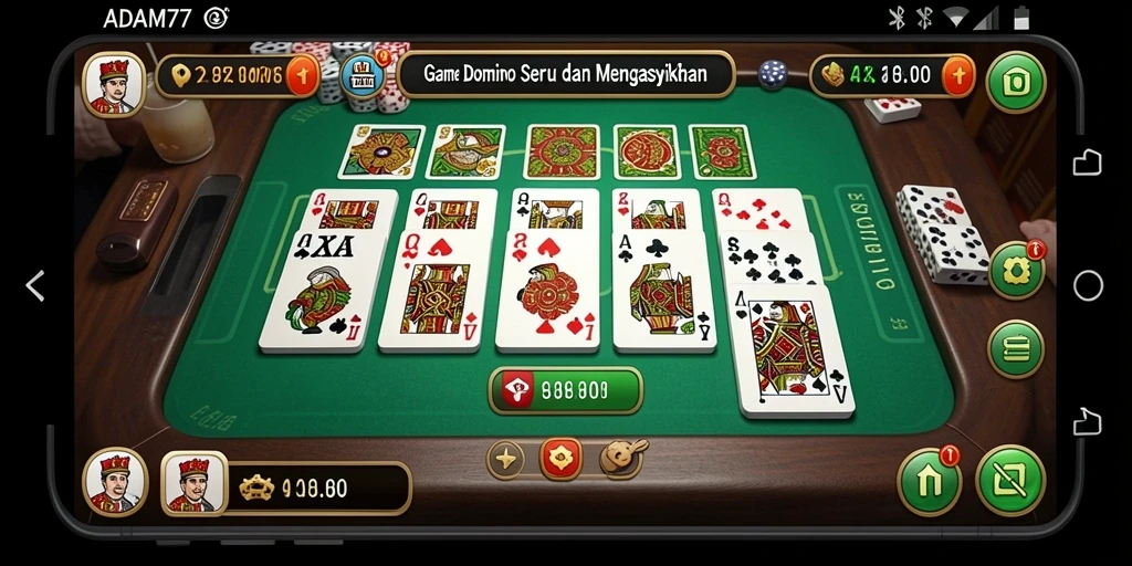 Tampilan menarik dari gameplay utama ADAM77 yang seru.