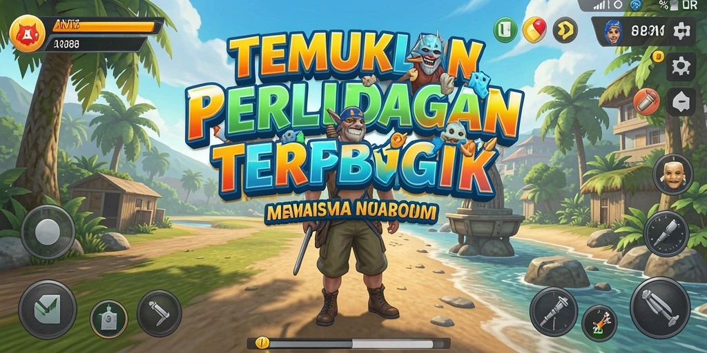 Screenshot gameplay AMAVI88 menunjukkan aksi mendebarkan dalam lingkungan TPS.