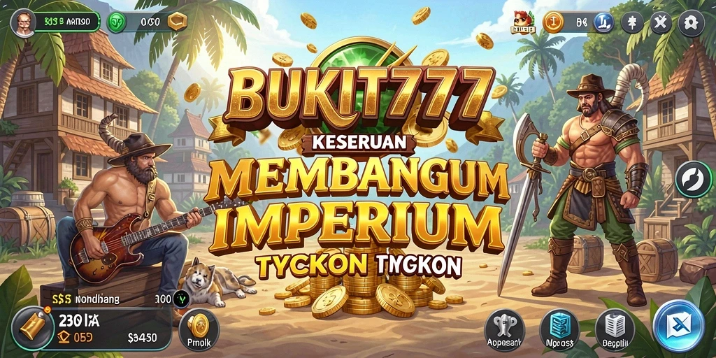 Gameplay seru di BUKIT777 menampilkan manajemen bisnis yang menarik.