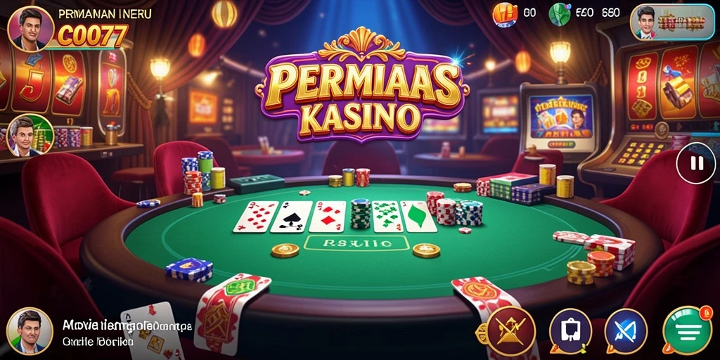 Tampilan gameplay C0077 yang menarik dalam aplikasi Kasino.