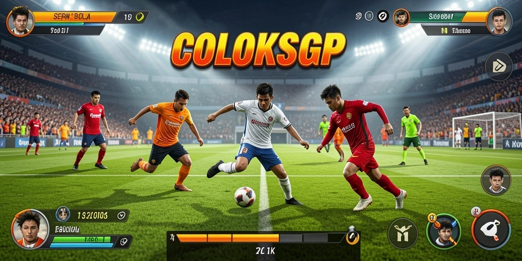 Gameplay COLOKSGP yang memukau dalam aksi sepak bola.