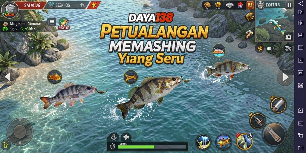 Tampilan screenshot utama DAYA138 menampilkan pengalaman memancing yang mendebarkan.