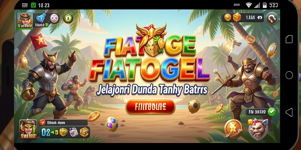 Screenshot gameplay FIATOGEL menampilkan eksplorasi dunia yang luas dan menakjubkan.