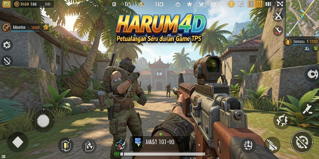 Tampilan gameplay seru dan menegangkan dari HARUM4D.