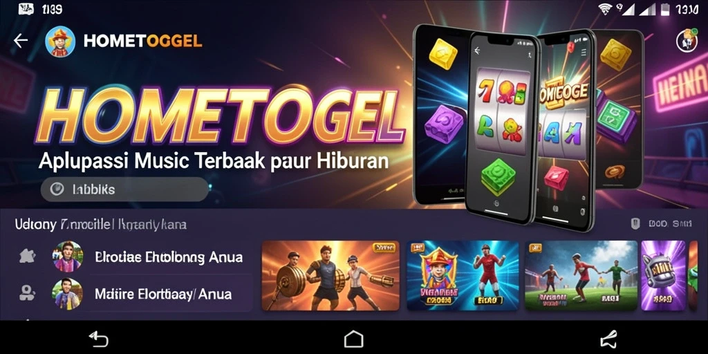 Tangkapan layar HOMETOGEL menampilkan momen menyenangkan bermain musik.
