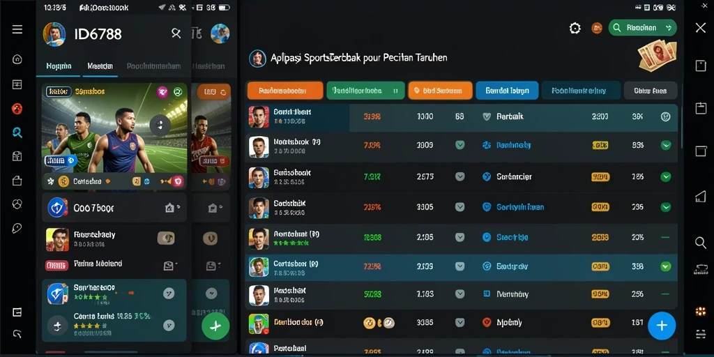 Screenshot gameplay menunjukkan fitur taruhan olahraga yang menarik di ID6788.