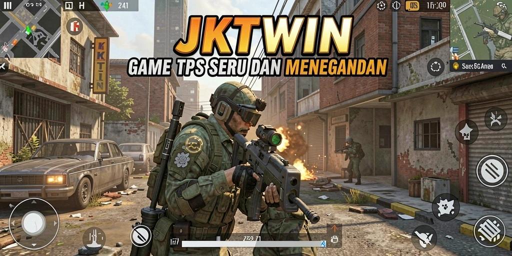 Tampilan gameplay seru dalam JKTWIN dengan grafis menarik.
