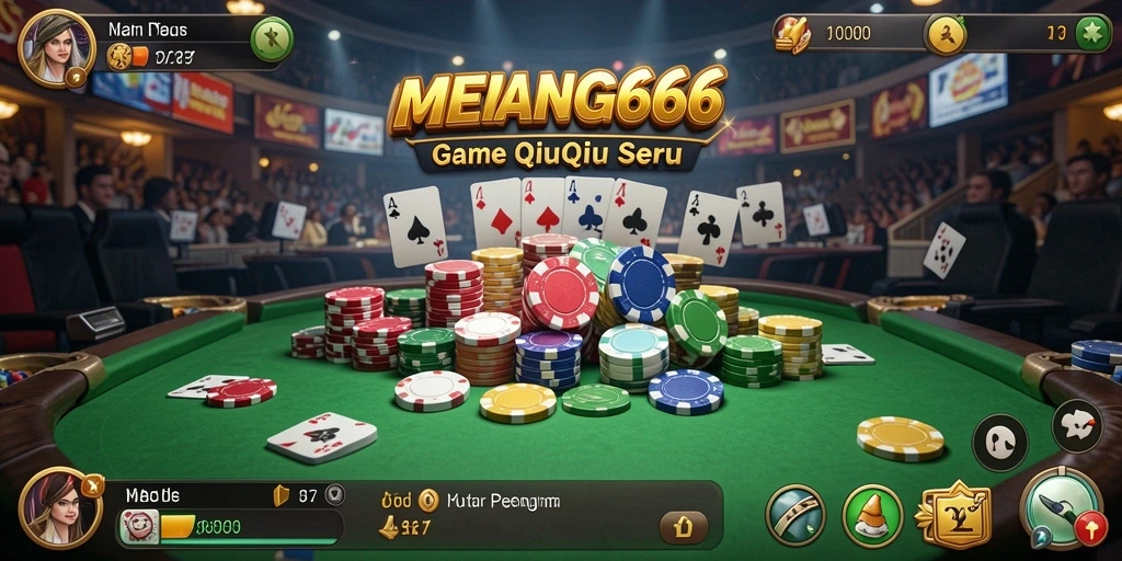 Tangkapan layar dari gameplay seru QiuQiu di MENANG666.