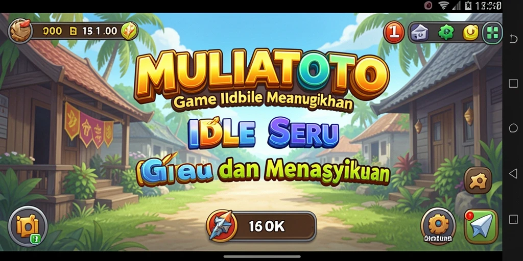 Screenshot utama MULIATOTO menampilkan pengalaman gameplay Idle yang menarik.