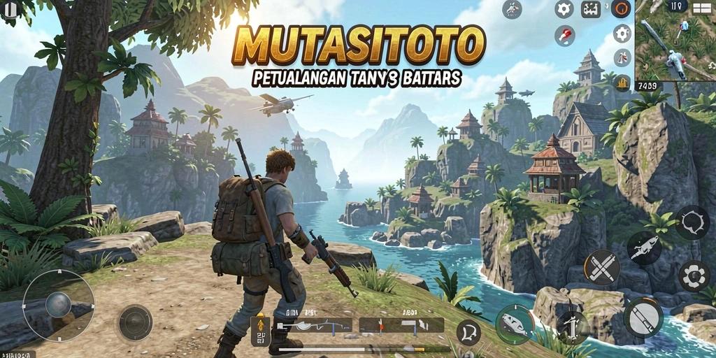 Tangkapan layar MUTASITOTO menampilkan petualangan mendebarkan di dunia terbuka.