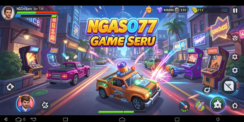 Tampilan gameplay seru dari NGASO77 dengan tantangan Arcade.