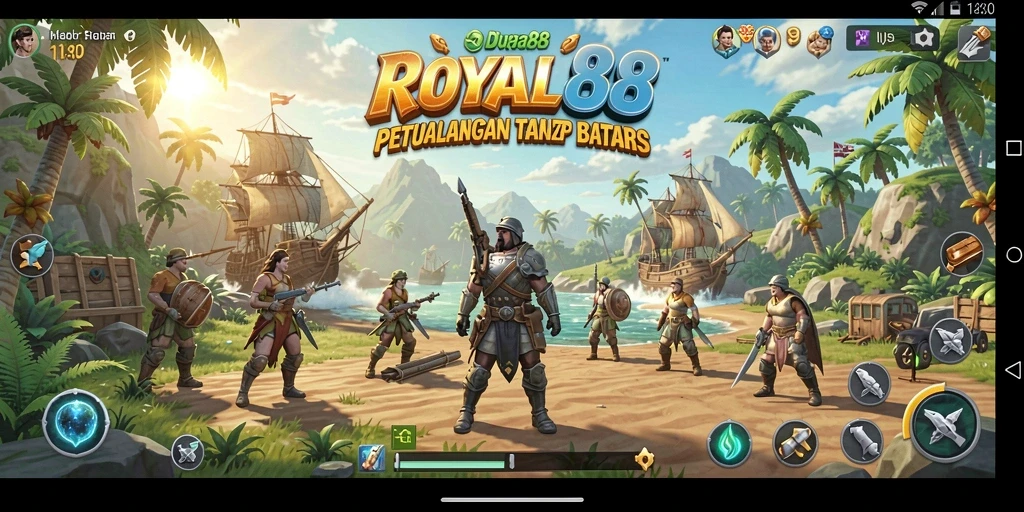 Tampilan gameplay <strong>ROYAL88</strong> yang menarik saat menjelajahi dunia terbuka.