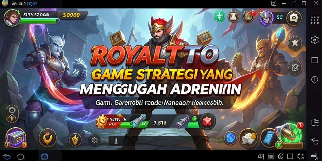 Tampilan gameplay seru dalam ROYALTOTO dengan strategi yang mendebarkan.