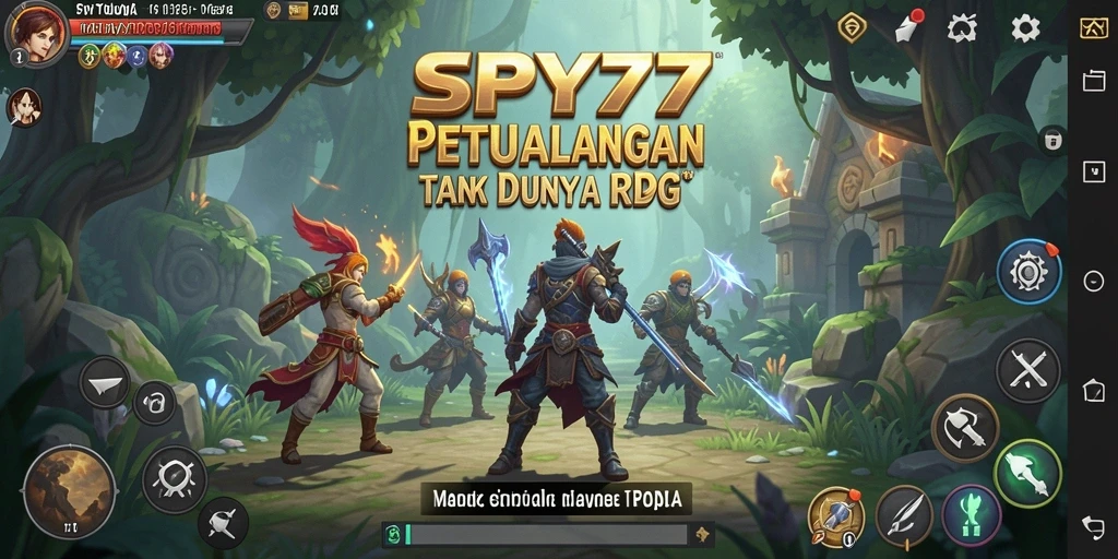 Screenshot gameplay SPY77 menampilkan aksi pertarungan yang epik dan grafis menakjubkan.