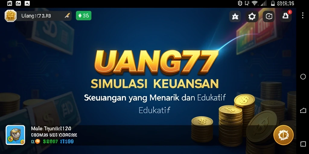 Tangkapan layar gameplay UANG77 yang interaktif dan edukatif.