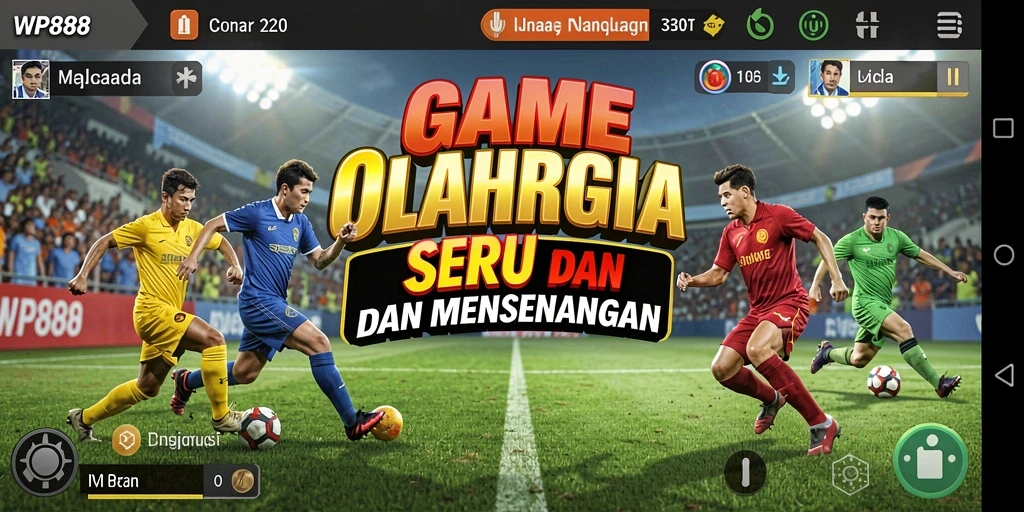Tampilan gameplay WP888 yang seru dan penuh aksi olahraga.