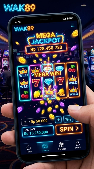 Tampilan utama aplikasi wak89 yang menarik dan mudah digunakan.